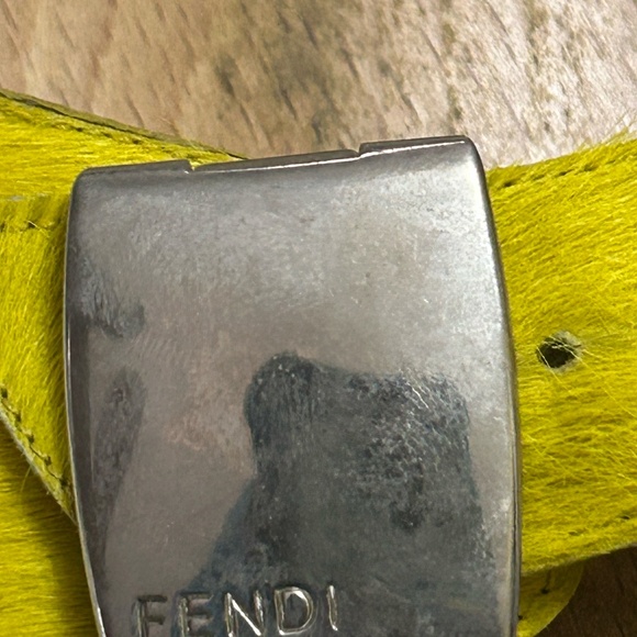 FENDI OPEN TOE CLOGS 37 - Picture 2 of 6